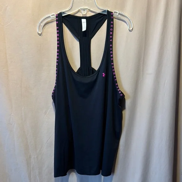 Under Armour Black Backless Tank Top - Picture 1 of 7